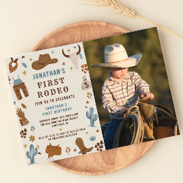 Convites Cowboy Western Rodeo Wild West Birthday