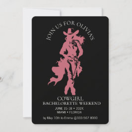 Convites Cowgirl Crew Bachelorette Bash