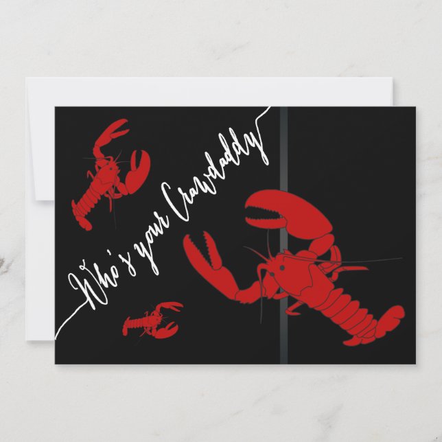 Convites Cozido de Lagostim (Frente)