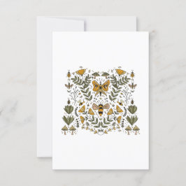 Convites Cozy Butterfly Garden