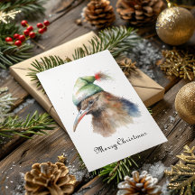 Cozy Christmas Kiwi, personalizável