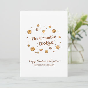 Convites Cozy Cookie Delights