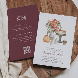 Convites Cozy Fall All-in-One Bridal Shower Brunch