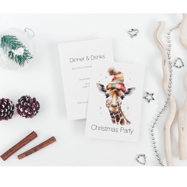 Convites Cozy Safari Christmas, costume (Criador carregado)