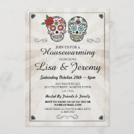 Convites Crânios Russos de Açúcar que Aquecem Famílias Conv