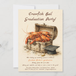 Convites Crawfish Boil Graduation Party | Southern Style 