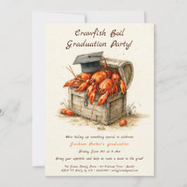 Convites Crawfish Boil Graduation Party | Southern Style 