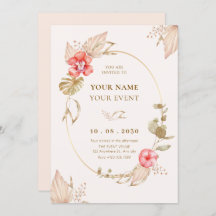 Cream calmo elegante floral