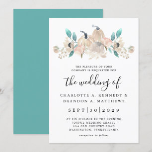 Convites Cream Pumpkin e Eucalyptus Quic Invent