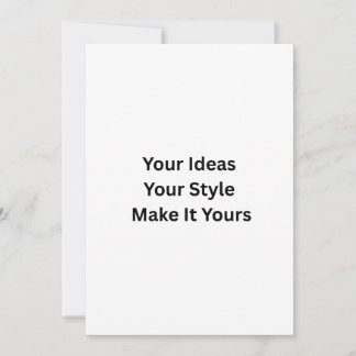Convites Create Your Own 5" x 7" Invitation