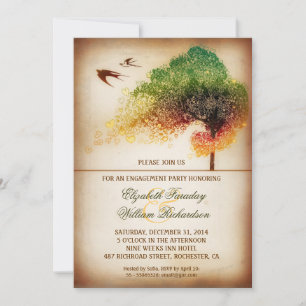 Convites creative engagement party invitations