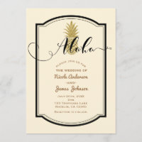 Creme de Abacaxi Dourado & Casamento Tropical Pret