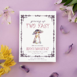 Convites Crescendo dois anos de vintage