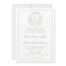 Crest Elegante com Arco rosa esfarelado | Casament