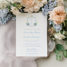 Crest Monograma Costeiro Casamento
