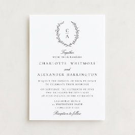 Convites Crest,  Old Money Aesthetic, transparent backgroud