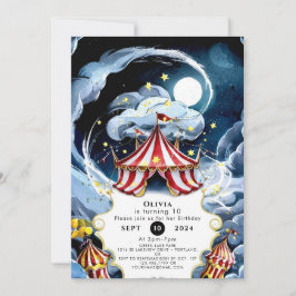 Convites Crianças - Aniversário do Circo Personalizado