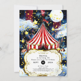 Convites Crianças: Circo Simples Aniversário