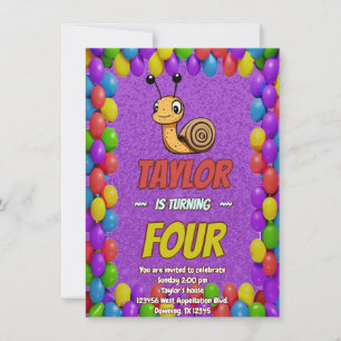 Convites Crianças de Aniversário Personalizadas e Simples