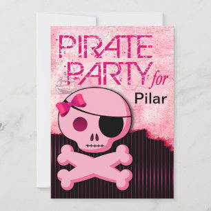Convites Crianças Divertidas Piratas - "Pirate Baby"! Part