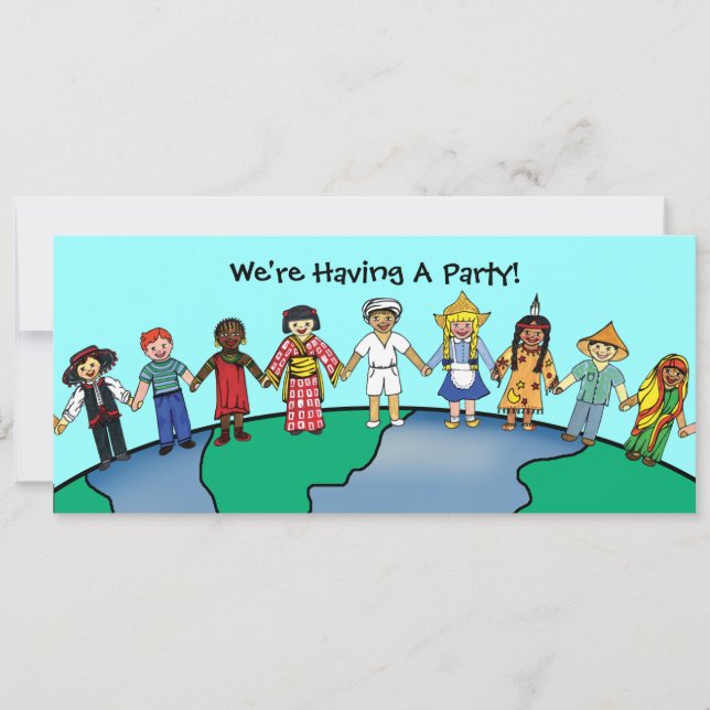 Convites Crianças do Mundo (Frente)