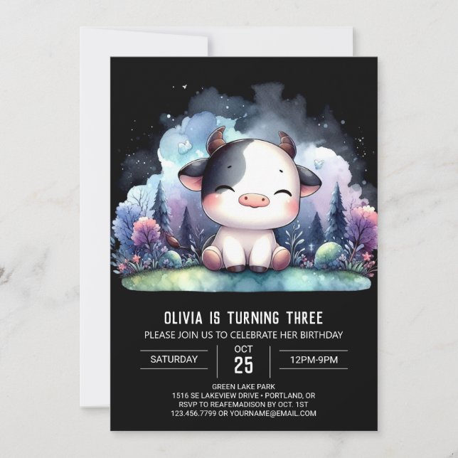 Convites Crianças felizes Vêm Aniversário (Frente)