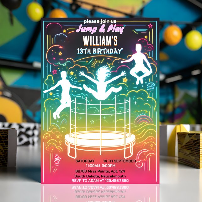 Convites crianças legal, anos de 13 no Parque de Interpolaç (Criador carregado)