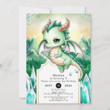 Crianças Míticas Dragão Aniversário