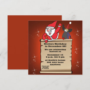 Convites Crianças Natal Aniversário