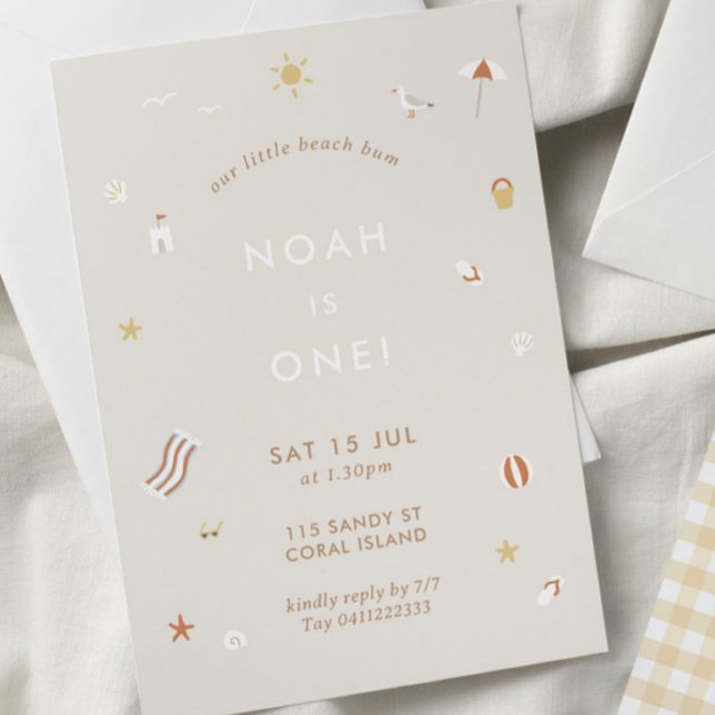 Convites Crianças Neutras - Tema do Partido da Piscina de P (Criador carregado)