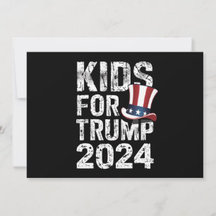 Convites Crianças Para Trump EUA Eleição 2024