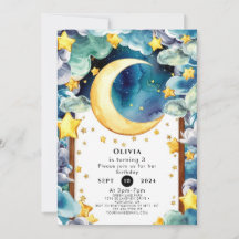 Crianças Personalizadas Aniversário da Lua