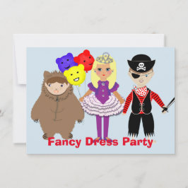 Convites Crianças, Rico Bonito Vestido Festa Ameaçada