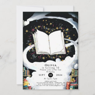 Convites Crianças Simples Fairytale Storybook Aniversário