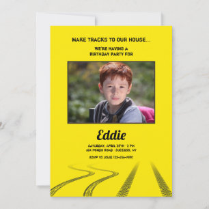 Convites Criar Festa de aniversário de Fotos de Rastreament