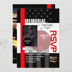 Convites Criar seus próprios com 4 imagens e 12 linhas de