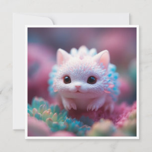 Convites Criatura de Fantasia Fofa Kawaii Pet Mágico