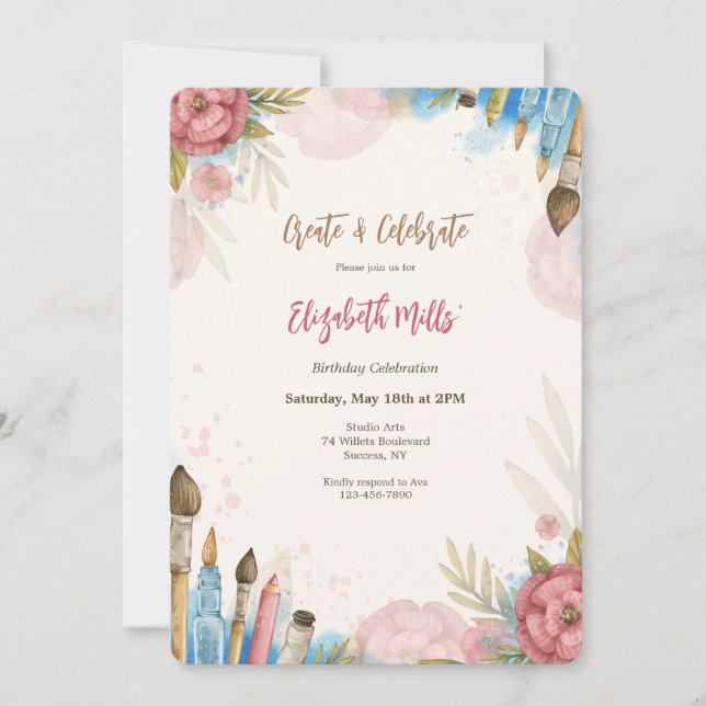 Convites Crie e Celebre (Frente)