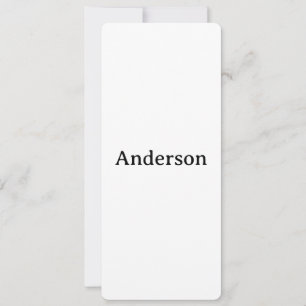 Convites Crie o seu próprio arredondado 4" x 9,25"
