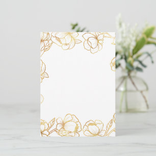 Convites Crie o seu próprio branco elegante