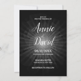 Convites Crie O Seu Próprio Casamento Poligon Sunburst