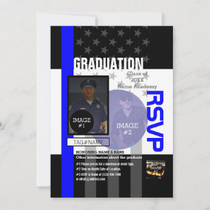 Convites Crie o seu próprio com 3 imagens e 9 linhas de tex