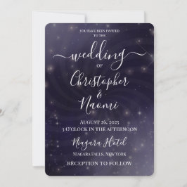 Convites Crie o seu próprio - espiral noturno