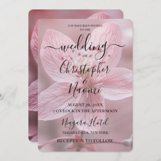 Convites Crie o seu próprio Vínculo de Flor Rosa Bonito Per