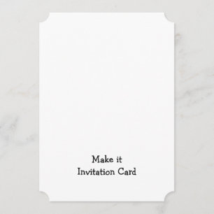 Convites Crie seu Bilhete Personalizado 5" x 7"