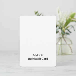 Convites Crie seu Personalizado 4.5" x 6.25" Arredondado 