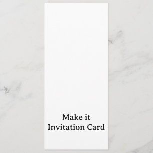 Convites Crie seu Personalizado 4" x 9,25" ao Quadrado