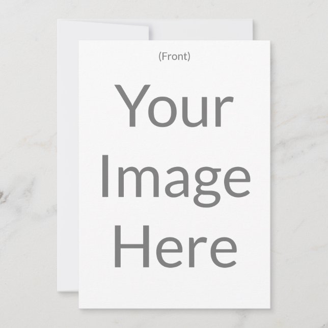 Convites Crie seu próprio 13 x 18 cm frente e verso fosco (Frente)