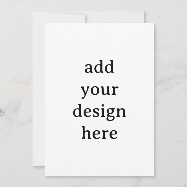 Convites Crie seu próprio 5" x 7" personalizado simples qua (Frente)