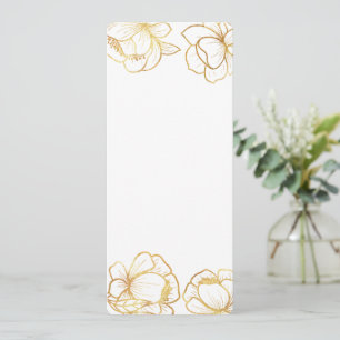 Convites Crie seu próprio branco elegante